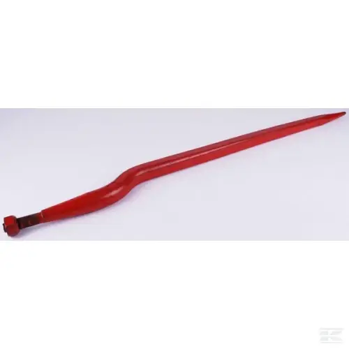 Zniżka Ząb ładowacza, wygięty: 56 mm profil kwadratowy 35x920 mm końcówka szpiczasta z nakrętką M20x1.5 czerwony Kverneland