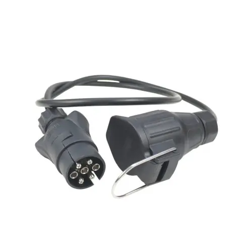 Szybka wysyłka Adapter przejściówka gniazda złącza kablowy 7/13 12/24V długość 1,0m ELMOT